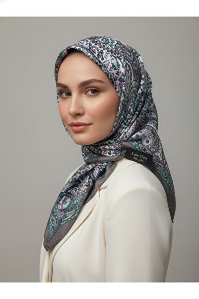 LadyCoco ليدي كوكو طباعة رقمية نمط وشاح رويان 1 لون 10