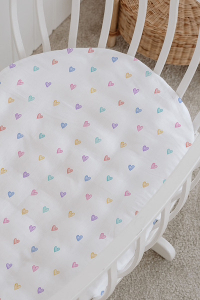 Messido 100% Cotton Poplin Baby Crib Bedding Set 80X120 cm - Cute Forest Friends