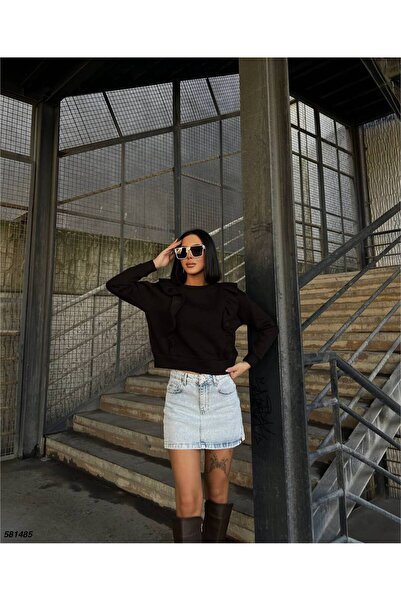 Modafeminen Üc İplik Sweat 581485 Black