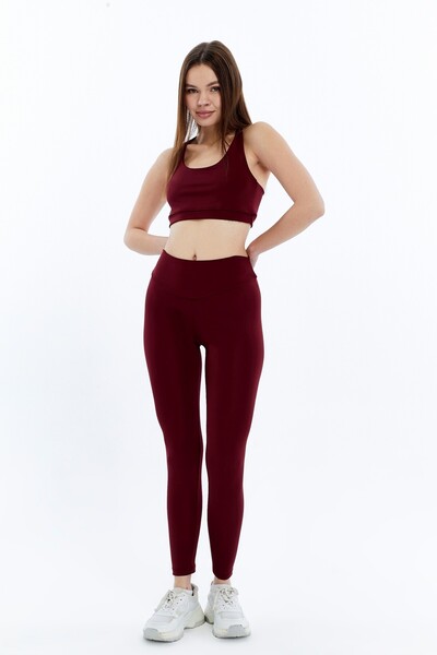 FLAMOVA KADIN YÜKSEK BEL TOPARLAYICI PUSH UP SPOR TAYT