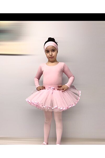 Yıldız Bale Kostüm ve Spor Ürünleri Costum de balet cu mânecă lungă și fustă ...