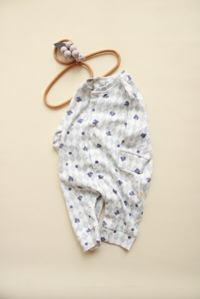 Oh La La Koala For Little Ones Blueberry Woodie Series Jumpsuit