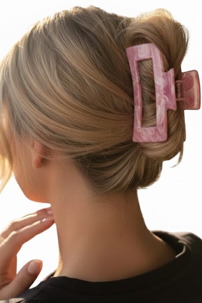 CAŞ DEKORASYON Cataramă de blocare osoasă cu model de marmură de culoare roz