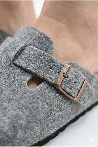 StWenn Γυναικεία σόλα από φελλό Felted Comfort Μοντέλο Winter Closed Front Felt Model Sabo Καθημερινές άνετες παντόφλες εσωτερικού χώρου