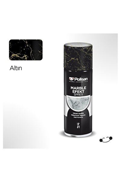 Polisan Sprey Özel Amaçlı Mermer Efekt Gold Rengi 200Ml
