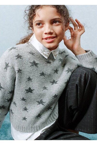 MANGO Kids Yıldız desenli lureks kazak