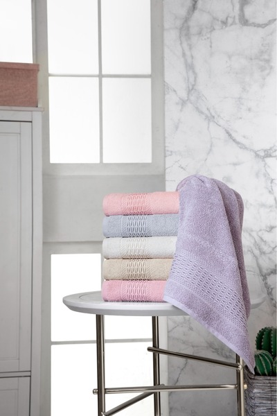 Fiesta Tekstil 50X90 Eftelya 6-Piece Jacquard Towel Set