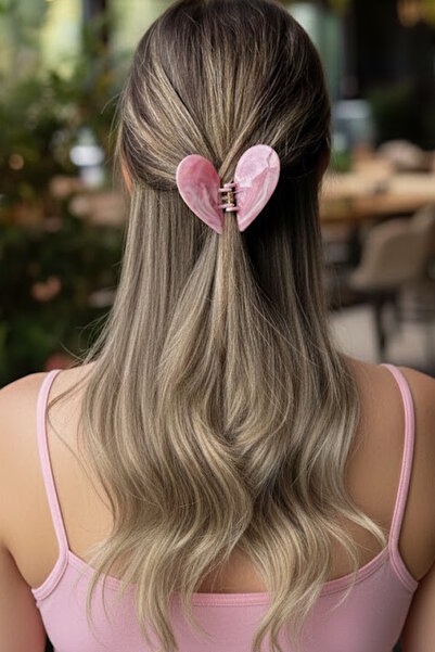 CAŞ DEKORASYON Închizătoare de oase cu inimă de culoare roz