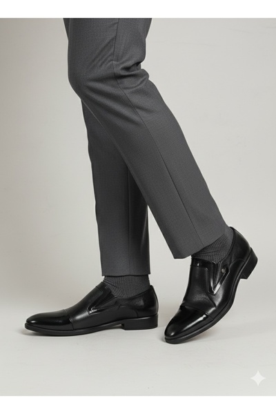 LİCCAS Pantofi clasici de iarnă pentru bărbați, piele naturală, cauciuc și ta...