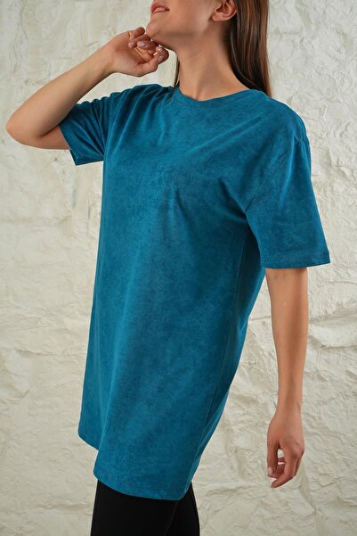 CrazyShopping Tunica pentru femei cu model batik supradimensionat - tricou