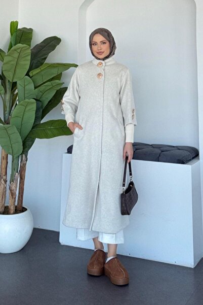 Şulemoda Giyim Бергама Каше Кабан Крем