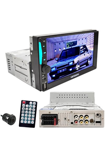 Genel Markalar Double Teyp 7" 4x45w Mırrorlınk Bt/usb/sd/mp5/aux/fm Kameralı ...