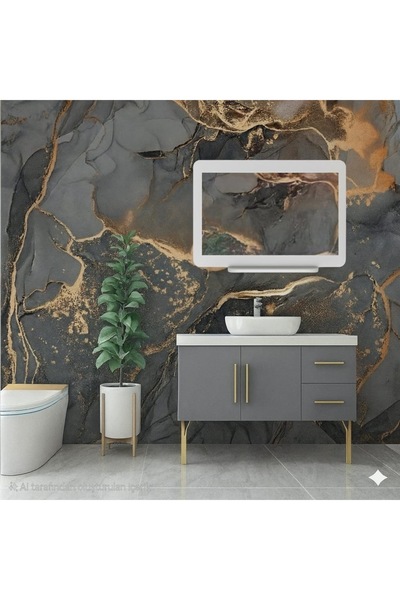 sezer mobilya dekorasyon Sezer Raflı yatay Ayna 45x65cm (BEYAZ) Dresuar Korid...