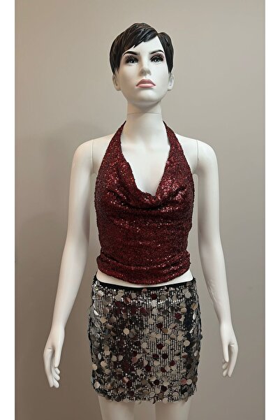 HERAVEGA BOUTİQUE Pullu Payetli Etek