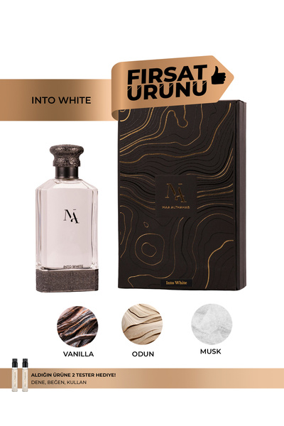 Maa Althahab Into White EDP 80ML Unisex Misk ve Vanilya Parfüm