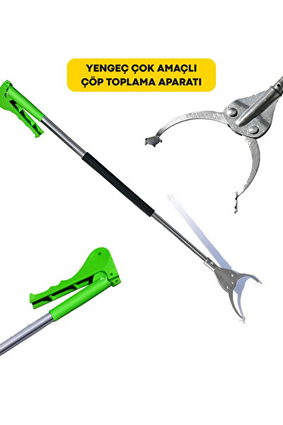 Masfitech Çöp Toplama Aparatı Çok Amaçlı 92 cm Yeşil Renk