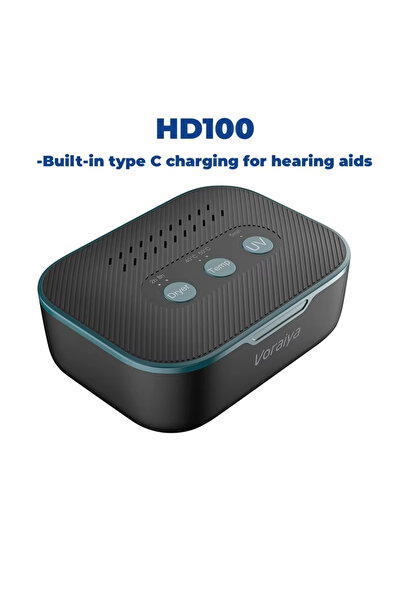 Choice HD100 3 في 1 مجفف ومنظف وشاحن سماعات الأذن الرقمية ومجفف الأشعة فوق البنفسجية LED