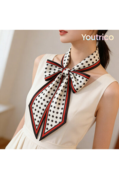 Youtrico وشاح حريري منقوش، عصابة رأس ورقبة مزدوجة الجوانب، أجواء الخريف والشتاء