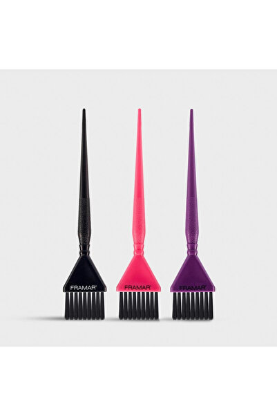 Framar Renkli Balyaj 3lü Boyama Fırça Seti