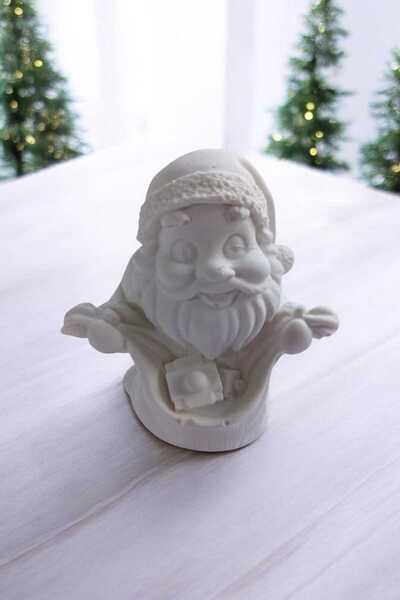 escoines koleksiyon Escoines Noel Baba Biblo Sevimli Yılbaşı Masaüstü Süsü Ha...