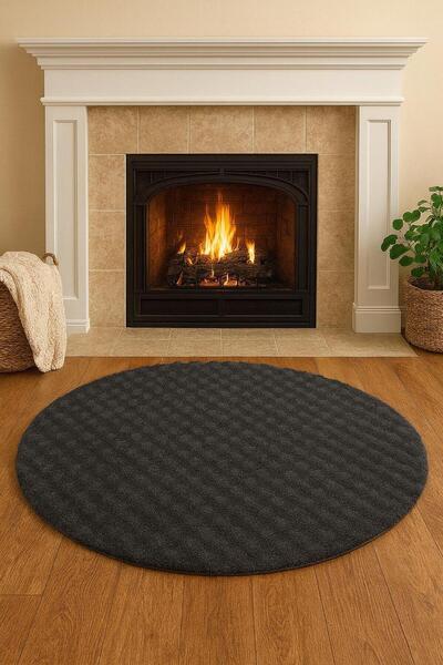 AKSU Bubble Soft Plush Decorative Non-Slip Base Washable Luxury Modern Hall K...