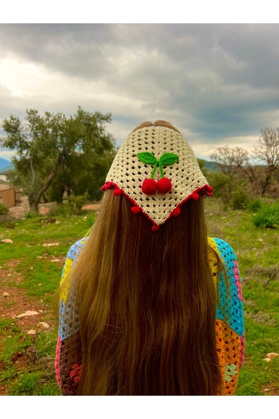 RA Design Kiraz örgü bandana