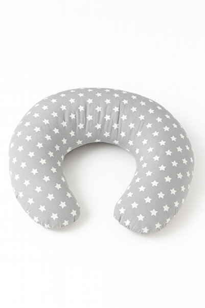 Jaju Baby Μαξιλάρι Θηλασμού με Γκρι Σχέδιο - Μαξιλάρι Στήριξης