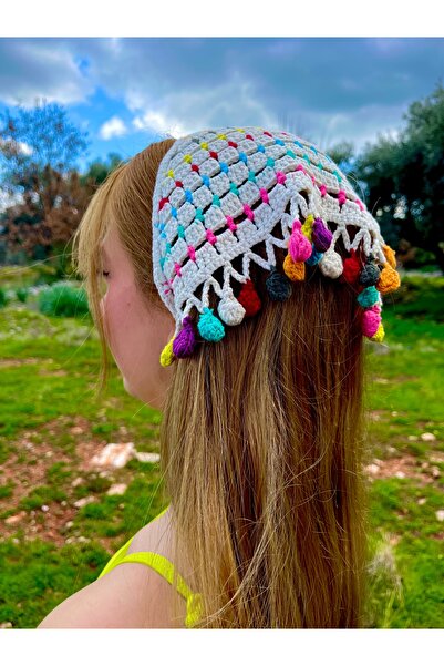 RA Design Rengarek Patterned Hand-Knitted Bandana