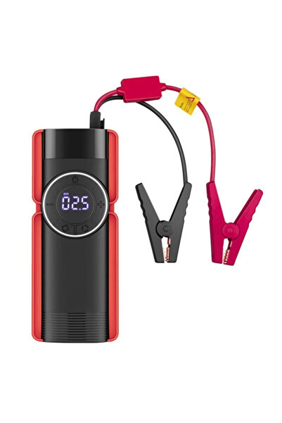 MHU جهاز بدء تشغيل السيارة CP-F77 بسعة 8000 مللي أمبير مع ضاغط ومصباح يدوي، 4...