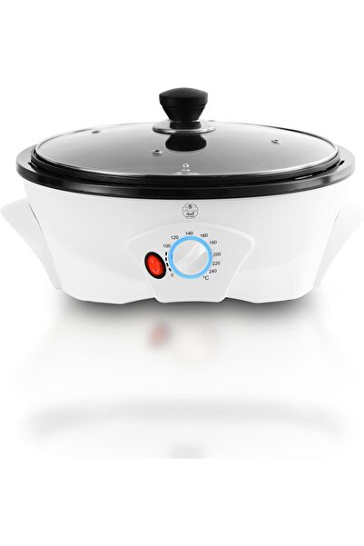 ALSAIF Electric Coffee Roaster 1200W by Alsaif, Adjustable Temperature Control, Non-Stick, 400 G
