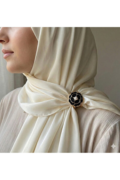 Bacoss Scarf-Fulle-Scarf with Bowknot Design, Large Size 2.8 cm (Bc-1255)