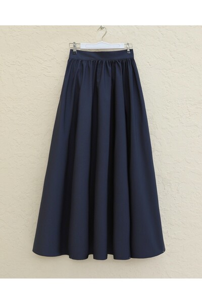 Modamorfo Zsebes, ráncolt Bondit szoknya - sötétkék