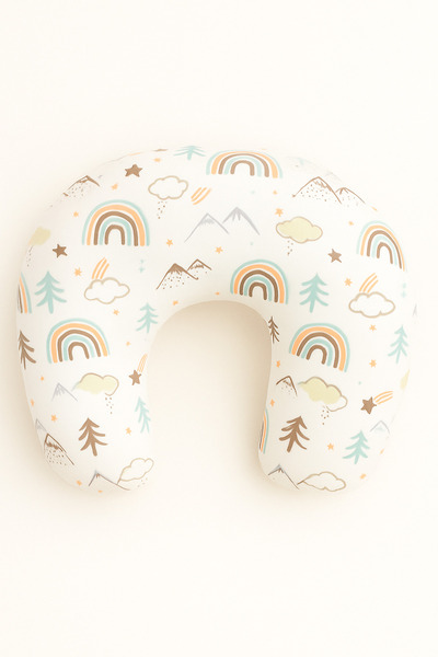 Jaju Baby Μαξιλάρι Θηλασμού με Σχέδιο Βουνού - Μαξιλάρι Στήριξης