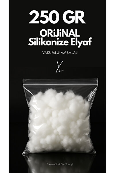 İzgi Concept 250gr Silikonize Elyaf | Yastık, Oyuncak, Tavan Bulut Yapımı Için | Ultra Yumuşak | İthal