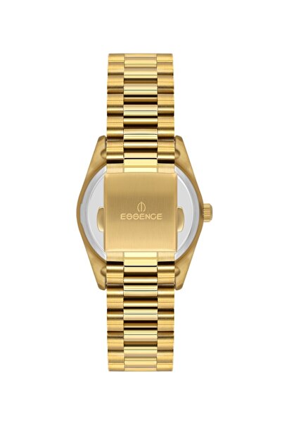 Essence Es6941Fe.150 Stone Design Steel Band Steel Case 5 Atm Water Resistant Gold Color Women's Wristwatch