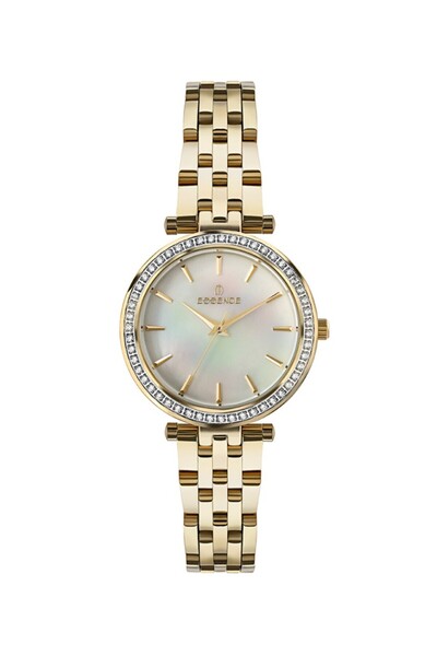 Essence Es6640Fe.120 Stone Design Mother-Of-Pearl Dial Steel Band Steel Case ...