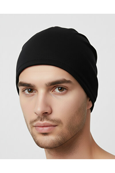 balkonda Beretă termică Confortabilă Moale Flexibilă Mărime standard Negru Un...