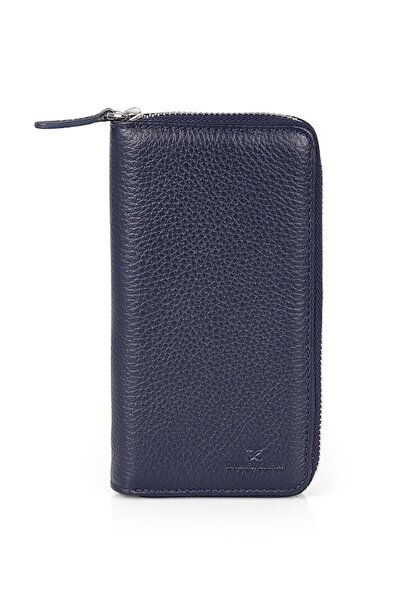 Daniel Klein DKL3016-2 Сумка у формі сумки з великим об'ємом на блискавці, темно-синя жіноча гаманець і картка