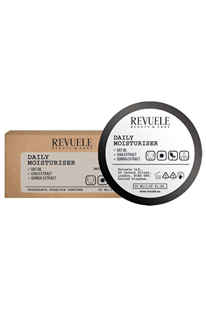 Revuele Cremă de zi pentru ten sensibil cu ulei de ovăz, chia și germeni de grâu, Revuele, 50 ml