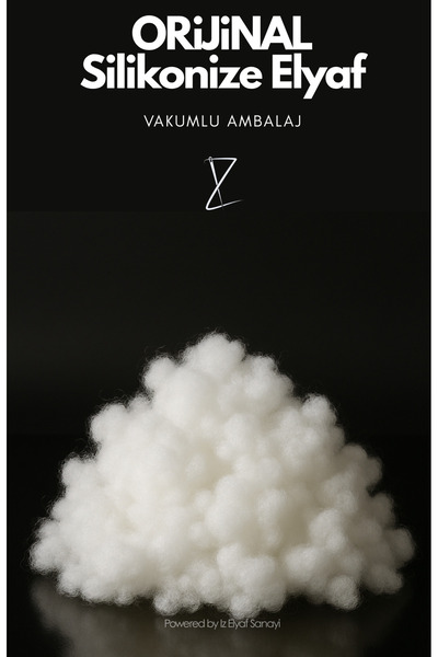 İzgi Concept 750gr Silikonize Elyaf | Yastık, Oyuncak, Tavan Bulut Yapımı Için | Ultra Yumuşak | İthal