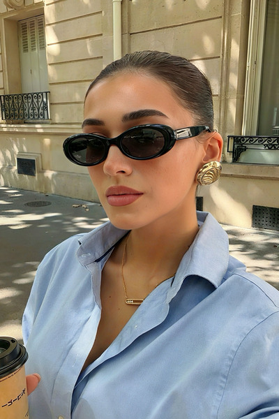 Eyesofia Uovo Oval Vintage Unisex Model Güneş Gözlüğü