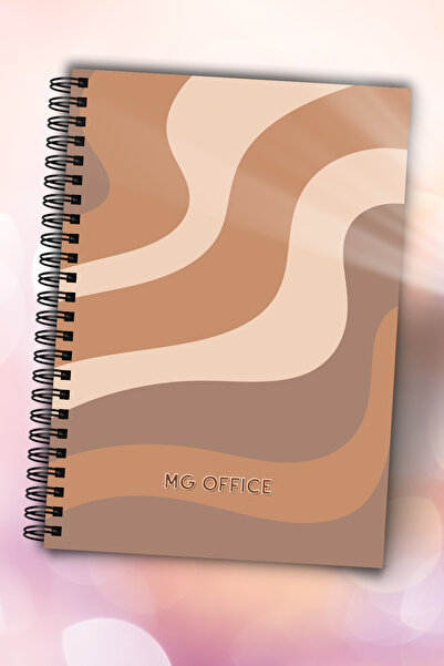MG Office Caiet Foaie Velina A5 Spirala 80 file Cappuccino | Caiete Foi Albe Veline coli 80g/mp