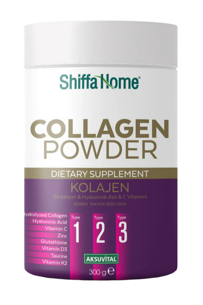 Shiffa Home Tip-1 , Tip-2 , Tip-3 Hidrolize Kolajen-(Glutatyon & Hyaluronik Asit & C Vitamini) Dietary Collagen