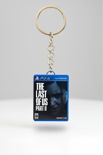 Cosmic Star The Last Of Us Part 2 Minyatür Ps4 Oyun Kutusu Anahtarlık
