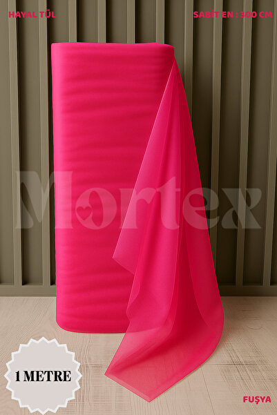 Mortex Tul Fuchsia Dream Dimensiune 1 MT Cel mai stabil 3 MT pentru logodna, ...