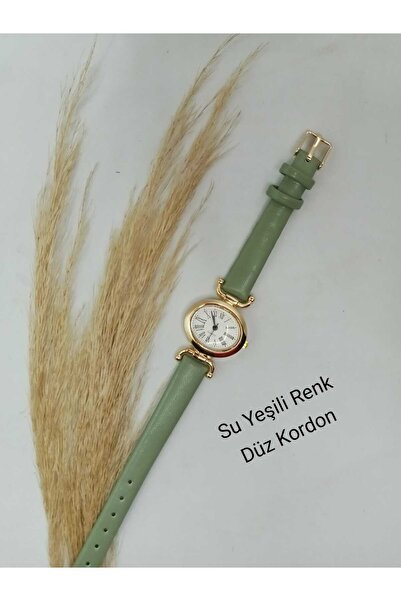 Brality ساعة يد نسائية عتيقة الطراز ذات لون أخضر مائي بسيط، موضة جديدة tt0057