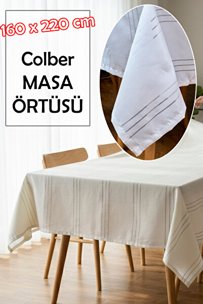 Dantelux Stolnjak Colber (12 osoba) 160x220 - Ecru