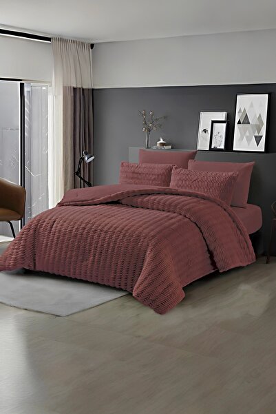 Roya home CloudTouch Tek kişilik 4parça peluş Uyku Seti