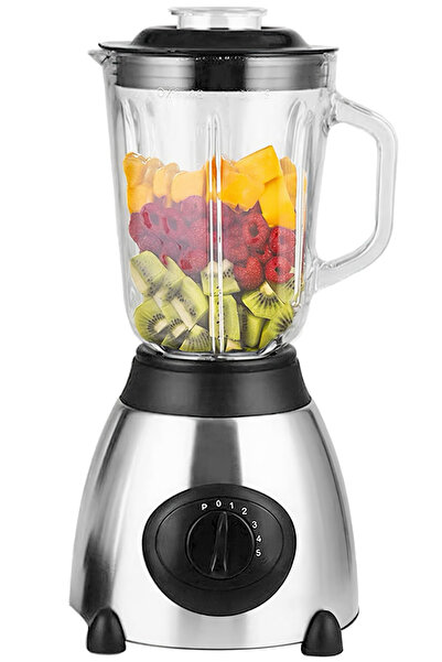Generic DENX 2800W Electric Blender with 1.5L Glass Jar & Grinder, High-Power Smoothie Blender DX2001