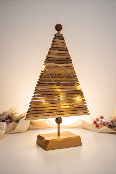 AsilAksesuar Ceviz Ağacından Hediyelik Puzzle Yapboz Çok Parçalı Yılbaşı Büyü...